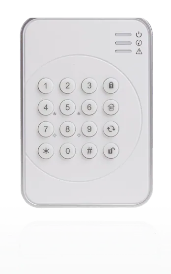 Teclado numérico do sistema de alarme ADT